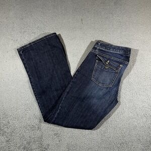 Banana Republic Jeans Women Size 10 Dark Blue Bootcut Denim Jeans #1954